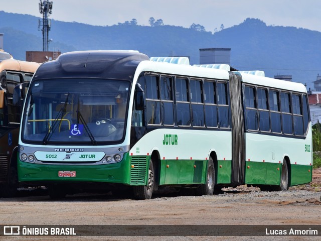 Jotur - Auto Ônibus e Turismo Josefense 5012 na cidade de Palhoça, Santa Catarina, Brasil, por Lucas Amorim. ID da foto: 12084895.