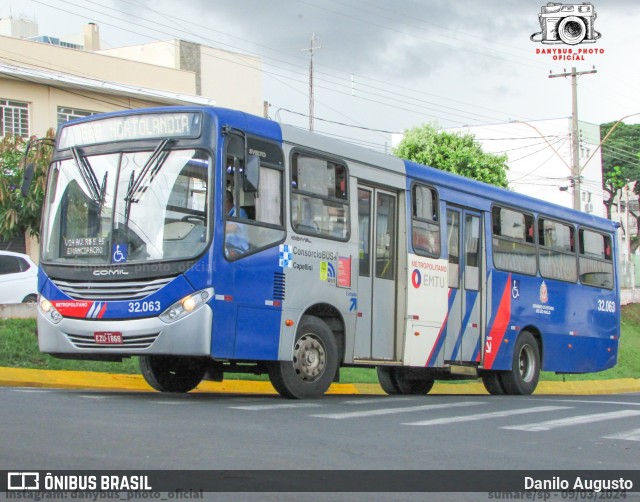Transportes Capellini 32.063 na cidade de Sumaré, São Paulo, Brasil, por Danilo Augusto. ID da foto: 12084286.