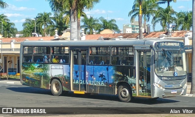 Expresso Metrópolis Transportes e Viagens 1354 na cidade de Jaguariúna, São Paulo, Brasil, por Alan  Vitor. ID da foto: 12084216.