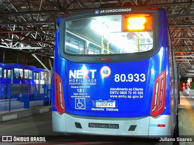 Next Mobilidade - ABC Sistema de Transporte 80.933 na cidade de Santo André, São Paulo, Brasil, por Juliano Soares. ID da foto: 12084133.