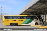 Empresa Gontijo de Transportes 21745 na cidade de Roseira, São Paulo, Brasil, por Julio Cesar Euzebio Alves. ID da foto: :id.