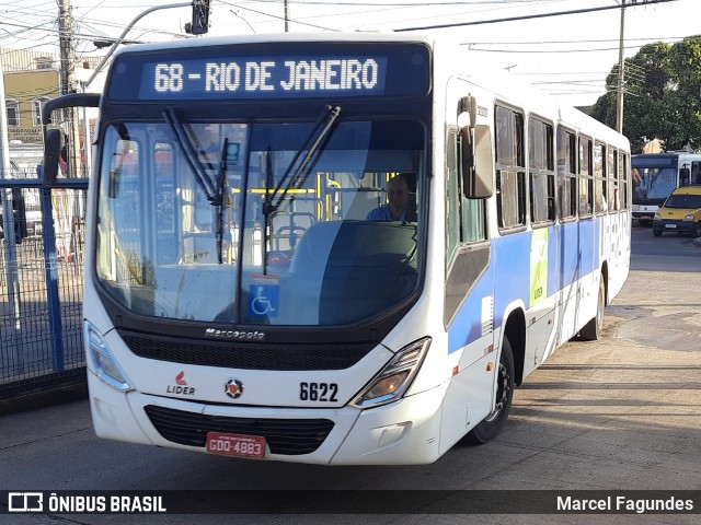 Empresa de Transportes Lider 6622 na cidade de Uberaba, Minas Gerais, Brasil, por Marcel Fagundes. ID da foto: 12167113.