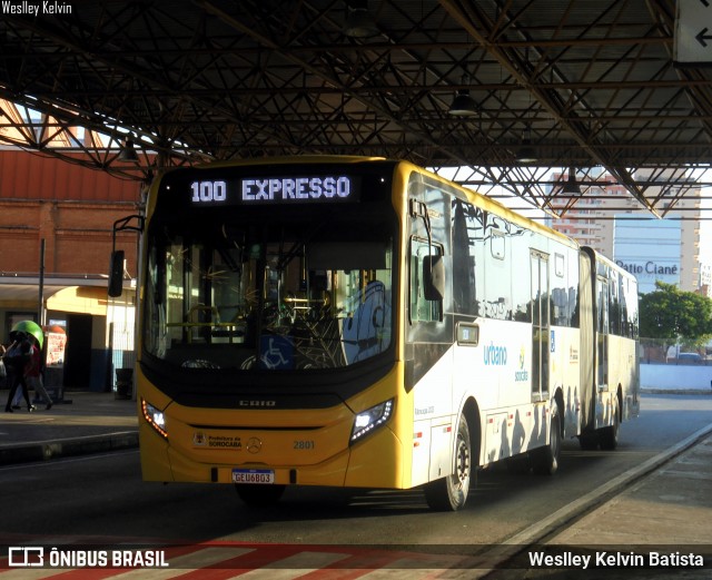 City Transporte Urbano Intermodal Sorocaba 2800 na cidade de Sorocaba, São Paulo, Brasil, por Weslley Kelvin Batista. ID da foto: 12174610.