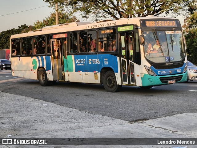 Transportes Campo Grande D53629 na cidade de Rio de Janeiro, Rio de Janeiro, Brasil, por Leandro Mendes. ID da foto: 12175955.
