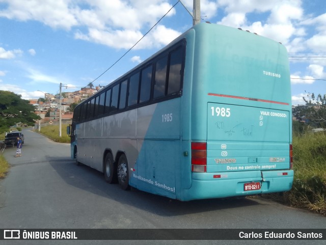 Ônibus Particulares BTO0211 na cidade de São João del Rei, Minas Gerais, Brasil, por Carlos Eduardo Santos. ID da foto: 12154316.