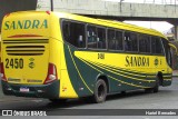 Viação Sandra 2450 na cidade de Belo Horizonte, Minas Gerais, Brasil, por Hariel Bernades. ID da foto: :id.