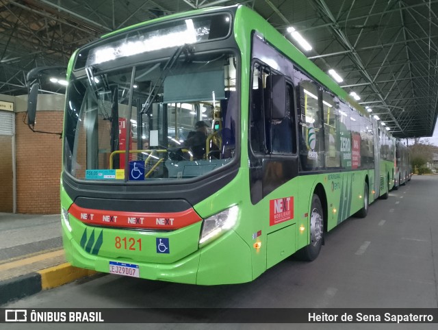 Next Mobilidade - ABC Sistema de Transporte 8121 na cidade de São Bernardo do Campo, São Paulo, Brasil, por Heitor de Sena Sapaterro. Número da foto: #13297213.