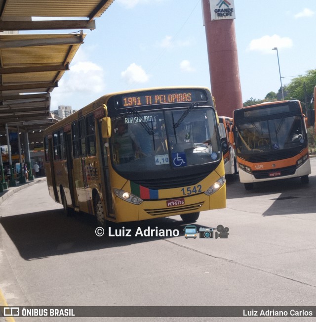 Itamaracá Transportes 1.542 na cidade de Paulista, Pernambuco, Brasil, por Luiz Adriano Carlos. Número da foto: #13300244.