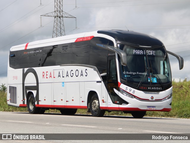 Real Alagoas de Viação 598 na cidade de Messias, Alagoas, Brasil, por Rodrigo Fonseca. Número da foto: #13302145.