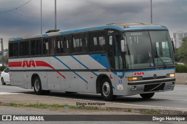 AVA - Auto Viação Americana 2650 na cidade de São Paulo, São Paulo, Brasil, por Diego Henrique. Número da foto: #13303008.