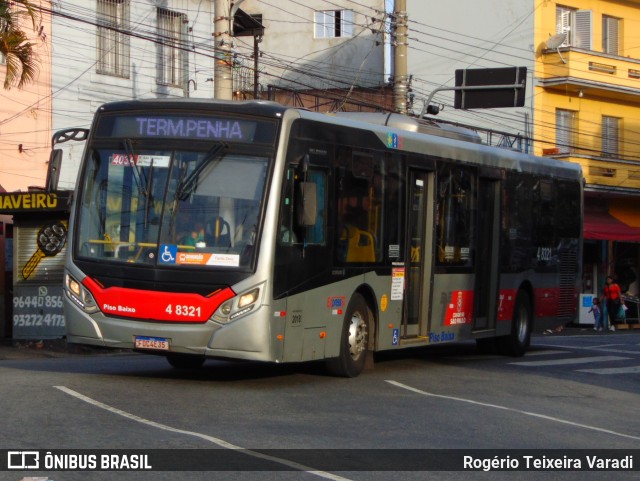 Express Transportes Urbanos Ltda 4 8321 na cidade de São Paulo, São Paulo, Brasil, por Rogério Teixeira Varadi. Número da foto: #13303144.
