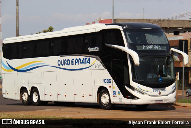 Viação Ouro e Prata 1036 na cidade de Cascavel, Paraná, Brasil, por Alyson Frank Ehlert Ferreira. Número da foto: #13305174.