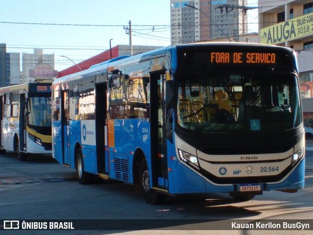 HP Transportes Coletivos 20.564 na cidade de Goiânia, Goiás, Brasil, por Kauan Kerllon BusGyn. Número da foto: #13306350.