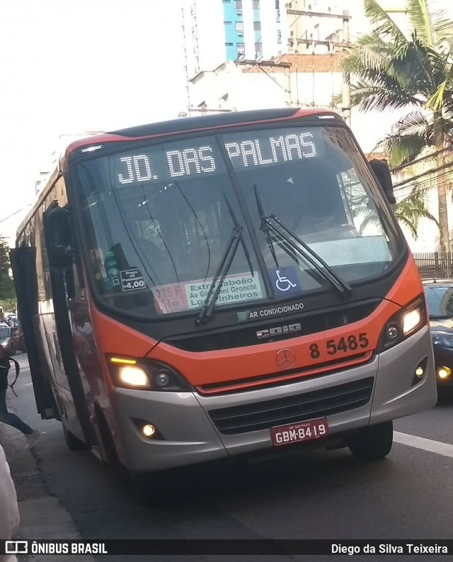Auto Viação Transcap >> Auto Bless Transportes 8 5485 na cidade de São Paulo, São Paulo, Brasil, por Diego da Silva Teixeira. Número da foto: #13304221.