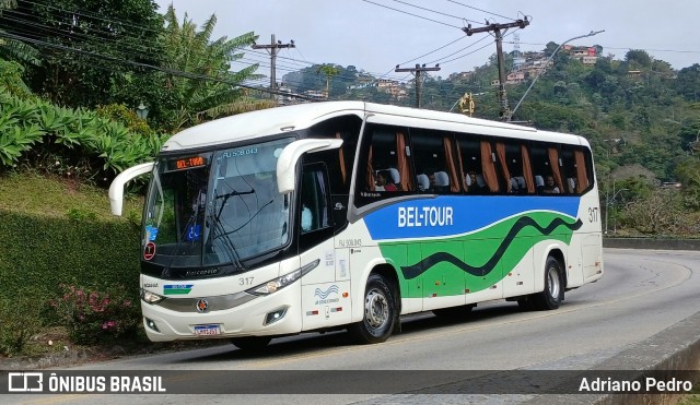 Bel-Tour Transportes e Turismo 317 na cidade de Petrópolis, Rio de Janeiro, Brasil, por Adriano Pedro. Número da foto: #13307975.