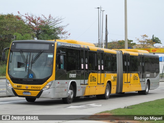 Mobi Rio E901017 na cidade de Rio de Janeiro, Rio de Janeiro, Brasil, por Rodrigo Miguel. Número da foto: #13310832.