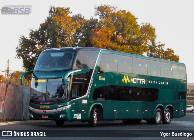 Viação Motta 18004 na cidade de Brasília, Distrito Federal, Brasil, por Ygor Busólogo. Número da foto: #13311701.