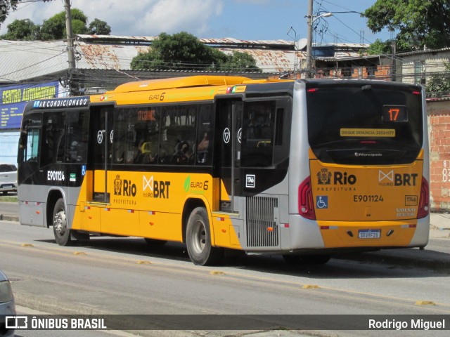 Mobi Rio E901124 na cidade de Rio de Janeiro, Rio de Janeiro, Brasil, por Rodrigo Miguel. Número da foto: #13312617.