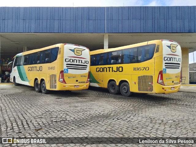 Empresa Gontijo de Transportes 18410 na cidade de Caruaru, Pernambuco, Brasil, por Lenilson da Silva Pessoa. Número da foto: #13314738.