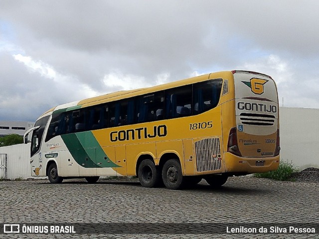 Empresa Gontijo de Transportes 18105 na cidade de Caruaru, Pernambuco, Brasil, por Lenilson da Silva Pessoa. Número da foto: #13314728.