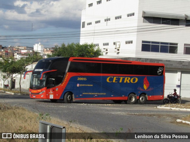 Viação Cetro 20015 na cidade de Caruaru, Pernambuco, Brasil, por Lenilson da Silva Pessoa. Número da foto: #13314537.