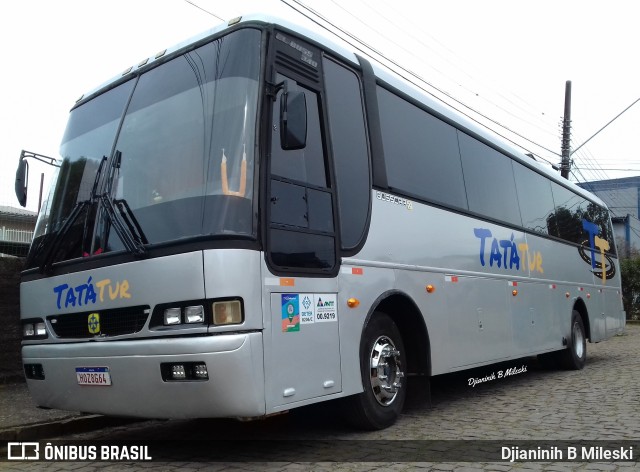 Tatá Tur Transportes 8G64 na cidade de Ponte Serrada, Santa Catarina, Brasil, por Djianinih B Mileski. Número da foto: #13314679.