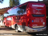 Viação Santa Cruz 34724 na cidade de Três Corações, Minas Gerais, Brasil, por Fábio Mateus Tibúrcio. Número da foto: #13313127.
