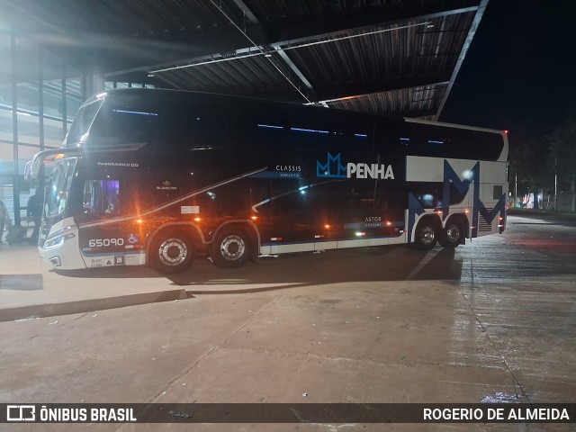 Empresa de Ônibus Nossa Senhora da Penha 65090 na cidade de Cascavel, Paraná, Brasil, por ROGERIO DE ALMEIDA. Número da foto: #13317256.