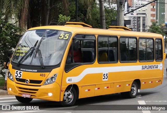 Transporte Suplementar de Belo Horizonte 403 na cidade de Belo Horizonte, Minas Gerais, Brasil, por Moisés Magno. Número da foto: #13320219.