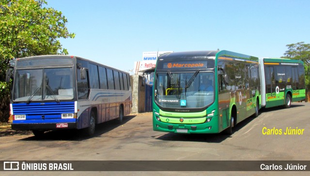 HP Transportes Coletivos ATTIVI ARTICULADO VOLVO BZRT 21 na cidade de Goiânia, Goiás, Brasil, por Carlos Júnior. Número da foto: #13318950.