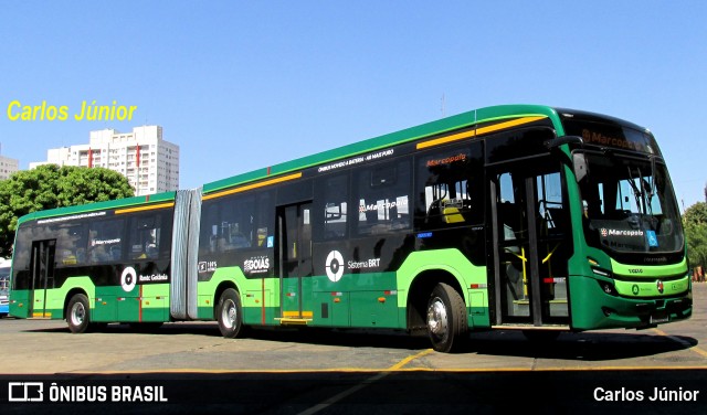 HP Transportes Coletivos ATTIVI ARTICULADO VOLVO BZRT 21 na cidade de Goiânia, Goiás, Brasil, por Carlos Júnior. Número da foto: #13318942.