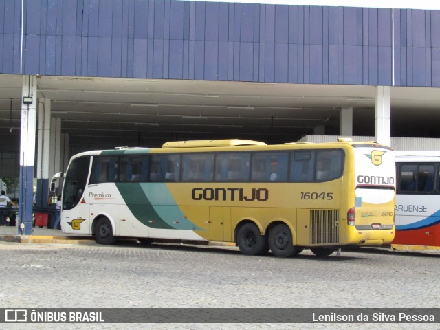 Empresa Gontijo de Transportes 16045 na cidade de Caruaru, Pernambuco, Brasil, por Lenilson da Silva Pessoa. Número da foto: #13318647.