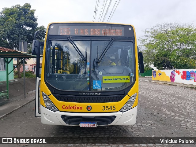 Coletivo Transportes 3545 na cidade de Caruaru, Pernambuco, Brasil, por Vinicius Palone. Número da foto: #13321797.