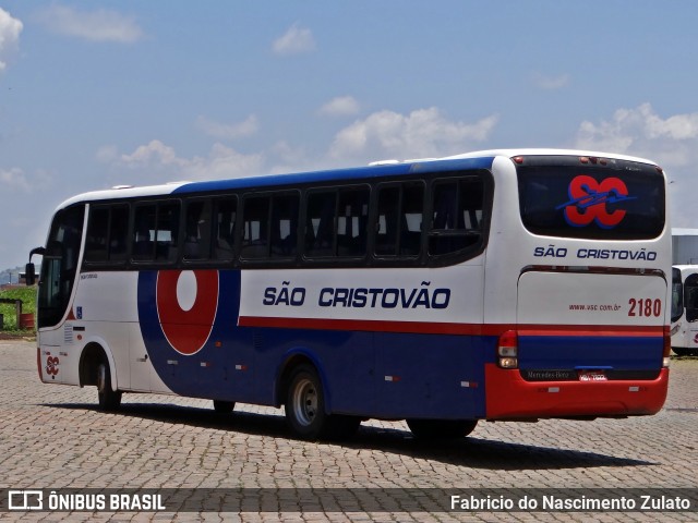 Viação São Cristóvão 2180 na cidade de Lavras, Minas Gerais, Brasil, por Fabricio do Nascimento Zulato. Número da foto: #13322945.