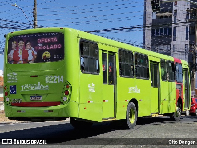 Transporte Coletivo Cidade Verde 02214 na cidade de Teresina, Piauí, Brasil, por Otto Danger. Número da foto: #13322732.