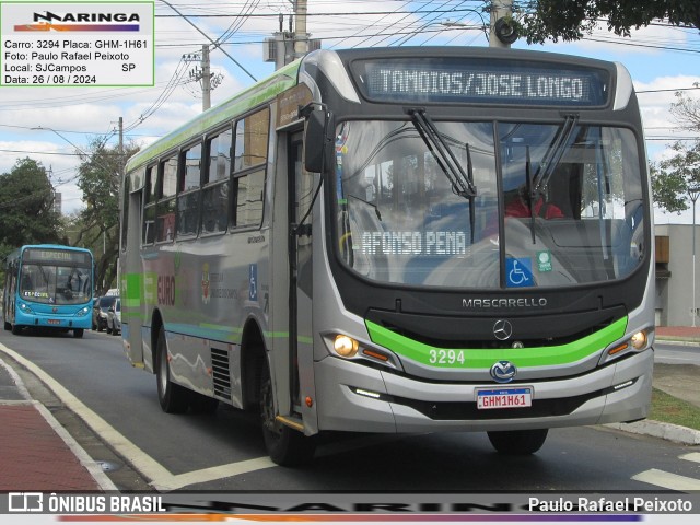 Expresso Maringá São José dos Campos 3294 na cidade de São José dos Campos, São Paulo, Brasil, por Paulo Rafael Peixoto. Número da foto: #13321969.