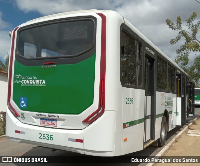 Viação Rosa Vitória da Conquista 2536 na cidade de Vitória da Conquista, Bahia, Brasil, por Eduardo Paraguai dos Santos. Número da foto: #13320914.