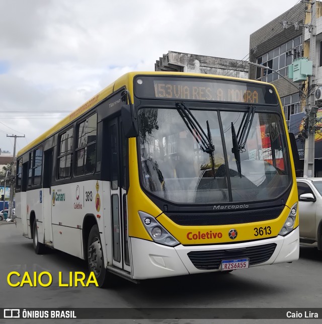 Coletivo Transportes 3613 na cidade de Caruaru, Pernambuco, Brasil, por Caio Lira. Número da foto: #13324664.