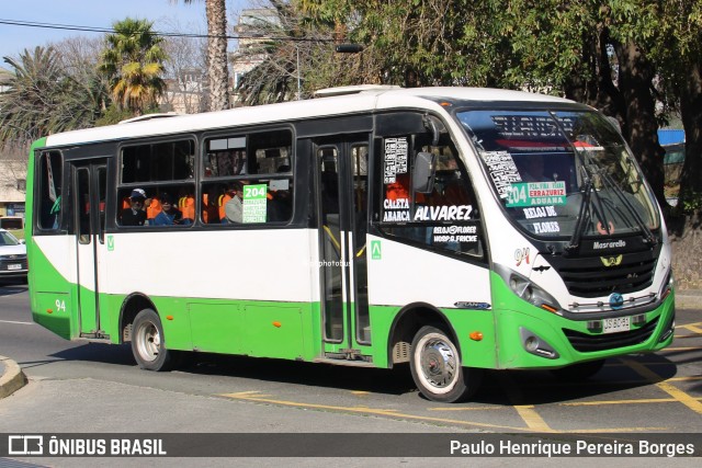 Viña Bus 94 na cidade de Viña del Mar, Valparaíso, Valparaíso, Chile, por Paulo Henrique Pereira Borges. Número da foto: #13325369.