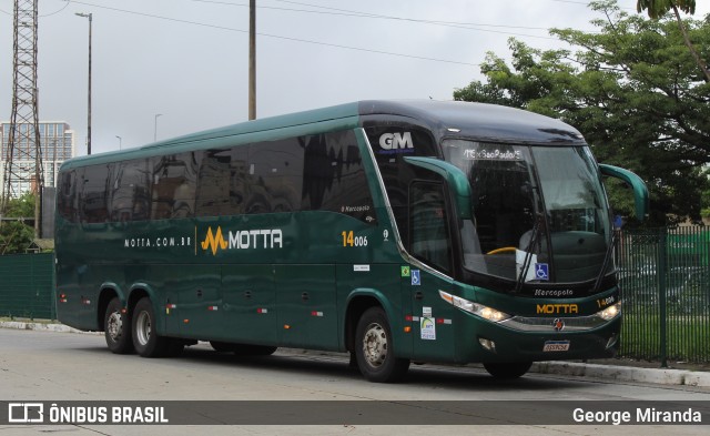 Viação Motta 14006 na cidade de São Paulo, São Paulo, Brasil, por George Miranda. Número da foto: #13323924.