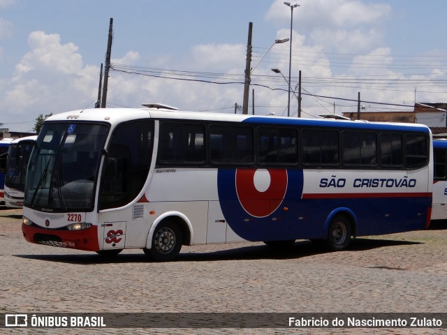 Viação São Cristóvão 2270 na cidade de Lavras, Minas Gerais, Brasil, por Fabricio do Nascimento Zulato. Número da foto: #13325992.