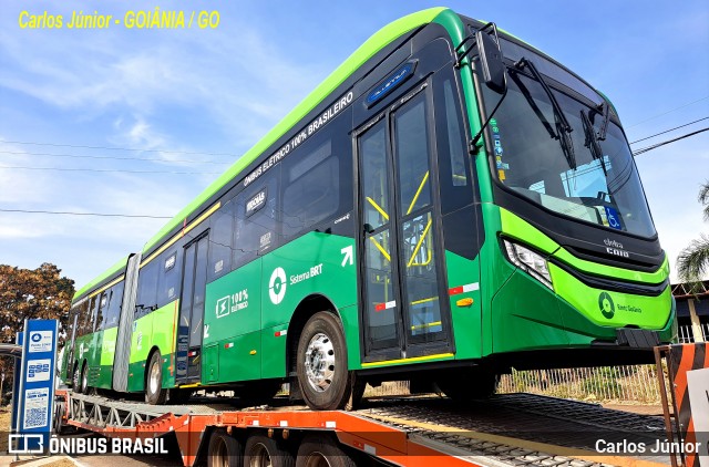 HP Transportes Coletivos CAIO E-MILLENNIUM SUPERARTICULADO MBB EO500MDA na cidade de Goiânia, Goiás, Brasil, por Carlos Júnior. Número da foto: #13326642.