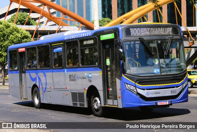Viação Vila Real B11541 na cidade de Rio de Janeiro, Rio de Janeiro, Brasil, por Paulo Henrique Pereira Borges. Número da foto: #13327047.