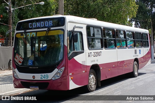 Empresa de Transportes Nova Marambaia AT-22907 na cidade de Belém, Pará, Brasil, por Adryan Sálomo. Número da foto: #13325707.