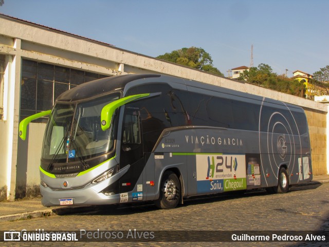 Viação Garcia 82209 na cidade de Lambari, Minas Gerais, Brasil, por Guilherme Pedroso Alves. Número da foto: #13328111.