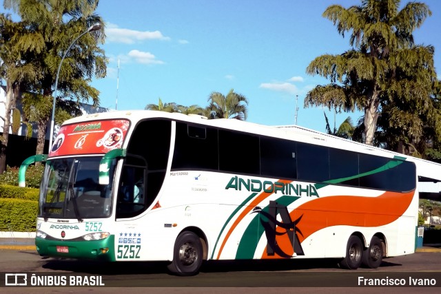 Empresa de Transportes Andorinha 5252 na cidade de Assis, São Paulo, Brasil, por Francisco Ivano. Número da foto: #13329231.