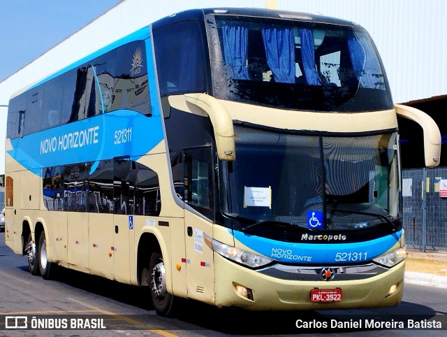 Viação Novo Horizonte 521311 na cidade de Goiânia, Goiás, Brasil, por Carlos Daniel Moreira Batista. Número da foto: #13328313.