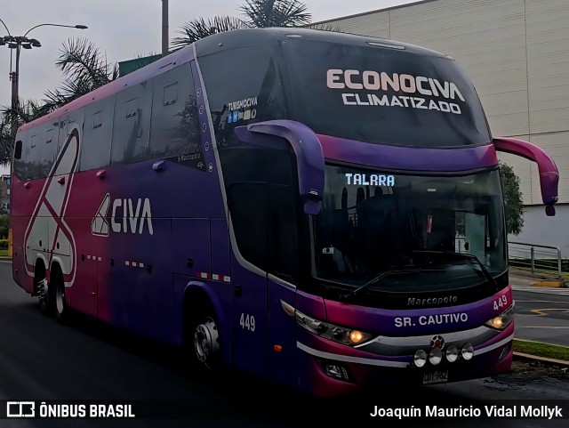 Transportes Civa 449 na cidade de Independencia, Lima, Lima Metropolitana, Peru, por Joaquín Mauricio Vidal Mollyk. Número da foto: #13329677.