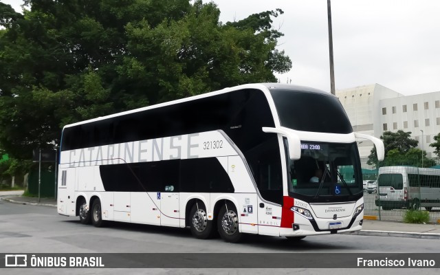 Auto Viação Catarinense 321302 na cidade de São Paulo, São Paulo, Brasil, por Francisco Ivano. Número da foto: #13328177.