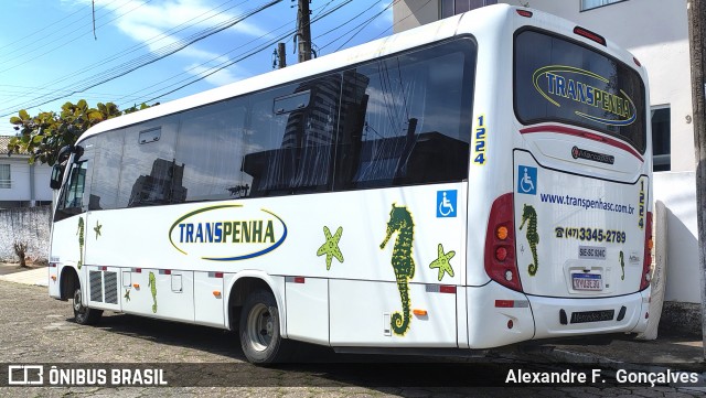 Coletivo Transpenha 1224 na cidade de Itajaí, Santa Catarina, Brasil, por Alexandre F.  Gonçalves. Número da foto: #13328237.